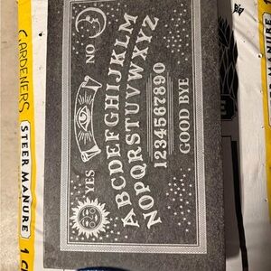 Ouija Board Tray and Resin Planchet Coasters